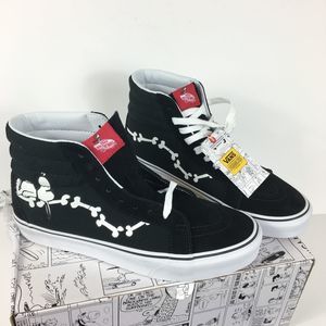VANS x Peanuts Sk8-Hi Reissue Snoopy Bones Black